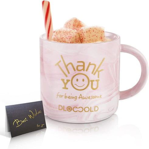 Thank You for Being Awesome, Unique Birthday Gifts Christmax Gift for Women, 12 Oz (Pink)