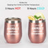 I Save Animals, Whats Your Superpower-Vet Tech Gift Stainless Steel Wine Tumbler with Lid, Birthday Christmas Ideas for Veterinarian Veterinary Technician, Doctor Assistant Graduation(12oz, Rose Gold)