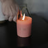 Hibiscus & Palmwood Scented Candles, Scented Candle | Highly Scented Candles for Home, 8 oz 45 Hour Burn | All Natural Soy Candles, Soy Candle, Aromatherapy Candle with Pink Glass Jar