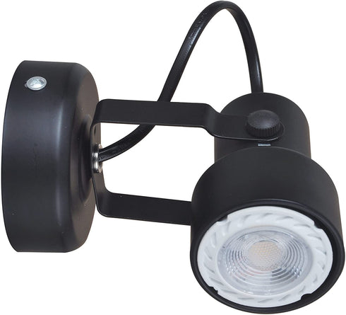 KING SHA LED Spotlight Accent Lamp 5W (50W Halogen Light Equiv.) MR16 GU10 Bulb Warm White CRI82 Cord-n-Plug