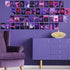 100 Pieces Blue and Purple Wall Collage Kit Aesthetic Wall Art Boho Photo Collage Kit 6 x 4 Inch Blue Aesthetic Posters Aesthetic Room Decor for Bedroom