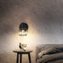 DLLT Wall Spotlight Fixture, Rustic Cage Wall Light with Plug in Cord, Adjustable Flush Mount Track Lighting for Bedside, Headboard Picture, Kitchen, Bedroom, Office, Directional Wall Light, Rattan