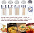 Manual Noodle Pasta Maker Spaghetti Kitchen Tool Stainless Steel Press Machine Press Machine Pasta Maker with 5 Noodle Mould Fruit Juicer Squeezer (18.5x14cm)