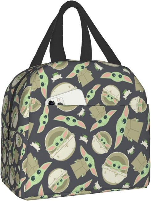 Quelnegcre Reusable Insulated Lunch Bag for WomenMen Leakproof Cooler Tote Bag Freezable Lunch Box Container for Office Work School Picnic Beach