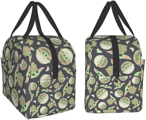 Quelnegcre Reusable Insulated Lunch Bag for WomenMen Leakproof Cooler Tote Bag Freezable Lunch Box Container for Office Work School Picnic Beach