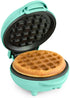 Nostalgia MyMini Personal electric waffle maker compact size 5 inch non-stick for kitchens, campers and more