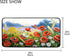 Spring Poppy Kitchen Rug Sunflower Daisy Butterfly Kitchen Mat Chamomile Bee Floral Leaves Floor Mat Non Slip Area Rugs for Home Decor 39" X 20"