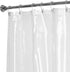Zenna Home 8-Gauge PEVA, Clear, 2-Pack Heavyweight Shower Liner
