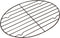 Fox Run - 57213 Fox Run Non-Stick Oval Roasting/Cooling Rack, 11.25 x 8.25 x 0.5 inches, Metallic
