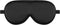 Alaska Bear Silk Sleep Mask and Cloud Soft Eye Cover for Sleeping Organic Mulberry Silk Genuine, Naturally Hypoallergenic & Non-Absorbent, Gender-Neutral (Black)