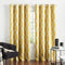 Exclusive Home Curtains Ironwork Sateen Woven Blackout Grommet Top Curtain Panel Pair, 52x96, Sundress Yellow