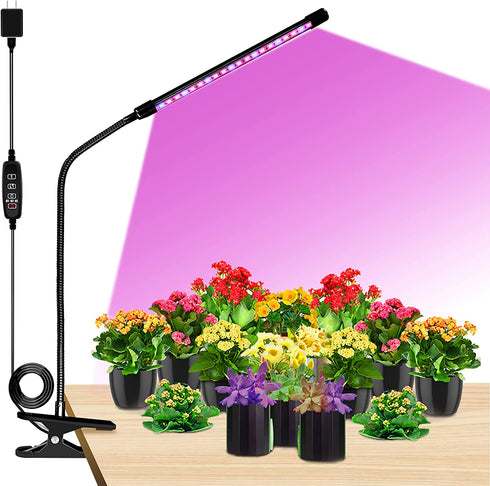 Grow Lights for Indoor Plants, Plant Lights for Indoor Plants with Red Blue LED for Plants Succulent Growing, 3 Light Modes Grow Lights Timing Function (20)