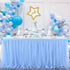 6FT Blue Tulle Table Skirt Blue Tutu Table Skirts for Wedding Birthday Party Baby Shower