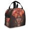 African American Woman Lunch Bag for Women Insulated Lunch Box with Front Pocket for Work Reusable Cooler Tote Bag for Office School Picnic Hiking Beach
