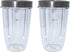 Blendin 2 Pack 24 Ounce Tall Cup with Lip Rings, Compatible with Nutribullet 600W, 900W, NB-101B, 900 Pro Series Blenders