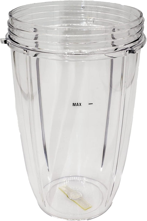 Blendin 2 Pack 24 Ounce Tall Cup with Lip Rings, Compatible with Nutribullet 600W, 900W, NB-101B, 900 Pro Series Blenders