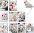 The Best Card Company Variety Pack of 10 Christmas Greeting Cards with Envelopes, Humor Holiday Assortment for Men and Women (10 Designs, 1 Each) - Bear Hugs AM6327XSG-B1x10