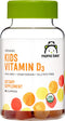Amazon Brand - Mama Bear Organic Kids Vitamin D3 25 mcg (1000 IU) per serving, Bone and Immune Health, 80 Gummies