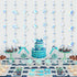 60ft Under the Sea Party Decorations Garland - 8 String Iridescent Mermaid Streamers with Mermaid Jellyfish Shell Conch Hippocampus for Little Mermaid Party Ocean Birthday Baby Shower Decorations