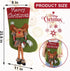 JUOIFIP 23'' Large Christmas Stockings Set of 3 - 3D Santa Snowman Reindeer Personalized Christmas Hanging Stockings Christmas Fireplace Stairs Decorations for Family Holiday Party