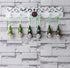 St Patrick Day Hanging Gnome Ornaments Set of 10, Irish Gnomes Handmade Leprechaun Elf Tomet DecorationsSpring Gnome Lucky Clover Hanging Ornament