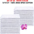 Talvania White Washcloths 24 Pack - Cotton Ribbed Wash Cloth - Super Absorbent Terry Towels - Ideal for Face Body Scrub Gym Spa Home Kitchen Cleaning Cloth - 12 X 12 Wash Cloths