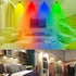 AutoEuropa Wireless Color Changing Closet Light,Wireless Under Cabinet Lighting with Remote Control Function 6 Pack,Battery-powered Lighting Can Be Used Under Counter Lighting,Kitchens,Cabinets,Shelve