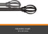 Kenney 5/8" Fast Fit Lilly Easy Install Curtain Rod, Black, 36"-66"