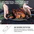 Cabilock Air Fryer Universal Rotisserie Baking Stainless Steel Creative Rotating Roast Chicken Fork Grill Rotisserie for Home Kitchen