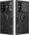 Samsung Galaxy Note 20 Ultra 5G Case with Ring Kickstand and Camera Lens Cover, CamShield Armor Shockproof PC & TPU Bumper Hybrid Protective Cover (Black,Note 20 Ultra/Note 20 Ultra 5G)