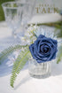 Breeze Talk Artificial Flowers Navy Blue Roses 25pcs Realistic Fake Roses w/Stem for DIY Wedding Bouquets Centerpieces Arrangements Party Baby Shower Home Decorations