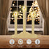 Tupkee Christmas Candolier Window Candles with Flickering Bulbs 3-Lights Indoor -Flameless Electric Window Candles Candelabra