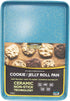 casaWare 15 x 10 x 1-Inch Ultimate Series Commercial Weight Ceramic Non-Stick Coating Cookie/Jelly Roll Pan (Blue Granite)