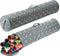 Phedrew 2Pack Thickened Wrapping Paper Storage Bag Fits Rolls Upto 40" Wrap Organizers Containers Under Bed Wrapping Paper Storage Container Organizer (2, Gray)
