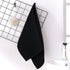Homaxy 100% Cotton Waffle Weave Kitchen Dish Towels, Ultra Soft Absorbent Quick Drying Cleaning Towel, 13x28 Inches, 4-Pack, Black
