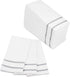 Fete Decorative Hand Towels Disposable, Silver Design 100 Linen-Feel Guest Towels Formal Dinner, Anniversary, and Wedding Napkins for Tables, Guestrooms, and Restrooms - 8.5x 4-Inches Folded,