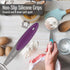 13-Piece Measuring Cups and Spoons Set - Stainless Steel Measuring Cups and Oval-Shaped Measuring Spoon - New Spring-Type Ring with No Sharp Edges - Non-Slip Silicone Grip Handles - Heavy-Duty