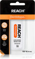Reach Dentotape Waxed Dental Floss | Effective Plaque Removal, Extra Wide Cleaning Surface | Shred Resistance & Tension, Slides Smoothly & Easily , PFAS FREE | Unflavored, 100 Yards, 1 Pack