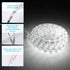 LED Rope Light 33 feet 300/LED can be Connected to 80m Flexible Transparent Waterproof Light with Indoor and Outdoor Decorative Lighting, Suitable for Bedroom, Garden, Terrace, Party (Daylight White)