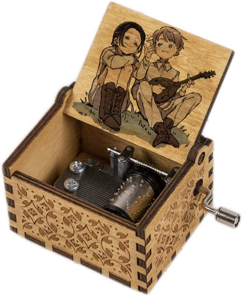 The Promised Music Box Neverland Isabella Music Wooden Hand Shaking (Style2)