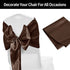 yourose 1 Pack Satin Table Runners 12 x 108 inch for Wedding Banquet Decoration, Bright Silk and Smooth Fabric Party Table Runner ?Chocolate?1 Piece?