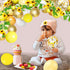 LEVSUPTY 108Pcs Sunflower Yellow Balloons Garland Arch Kit, Yellow White Gold Confetti Latex Balloons and Sunflower Vine for Baby Shower Sunflower Birthday Bee Theme Party Wedding Decorations