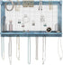 Rustic Jewelry Organizer Wall Mounted Jewelry Holder with Removable Bracelet Rod, Shelf and 16 Hooks Perfect Earrings, Necklaces and Bracelets Holder Vintage Jewelry Display Rustic Blue