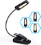 Vont Book Light, Reading Light, Rechargeable Book Light for Reading in Bed, (60 Hours) Eye Protection LEDs Reading Lamp, Clip On Light, Clamp Light, Bed Lamp, 3 Modes, Warm White Light (Black)