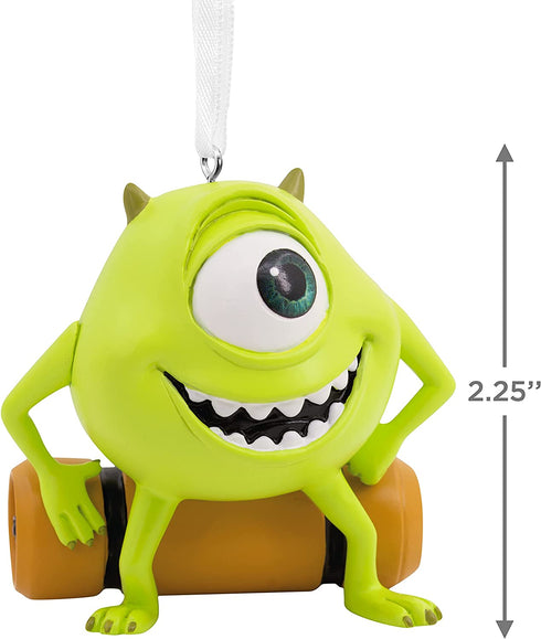 Hallmark Disney/Pixar Monsters Mike Wazowski with Scare Tank Christmas Ornament, Multi Color, (0002HCM9365)