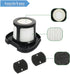 2284W Filter Compatible with Bissell Pet Hair Eraser Hand Vacuum 2284W, 2390, 2389, 2390A, Replace Parts for 1614212, 1614203, 1614204, Pack 4 Filter and 8 Foam Filter