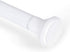 Shower Curtain Rod Tension No Drill, Spring Tension Rod for Windows, Stainless Steel Curtain Rod Adjustable 26-47 Inches, Tension Shower Rod for Bathroom, Kitchen, Window, Closet, Doorway, White
