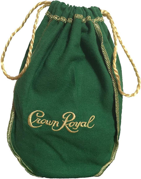 Crown Royal Bag with Drawstring | Green - Apple