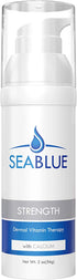 Calcium Magnesium Lotion - Transdermal Vitamins - Absorbs Through the Skin - No More Pills - for Bone Strength by SeaBlue, 1.6 Oz.