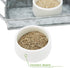 Mind Reader 2 Ceramic, Condiment Set with Galvanized Serving Board, One Size, Silver Tray-2 Bowls